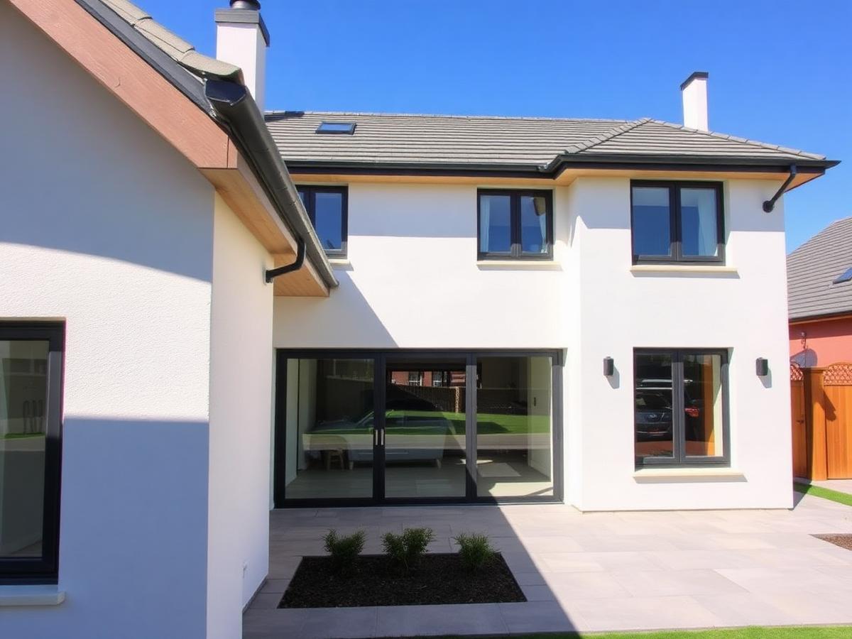 Two-storey rear extension